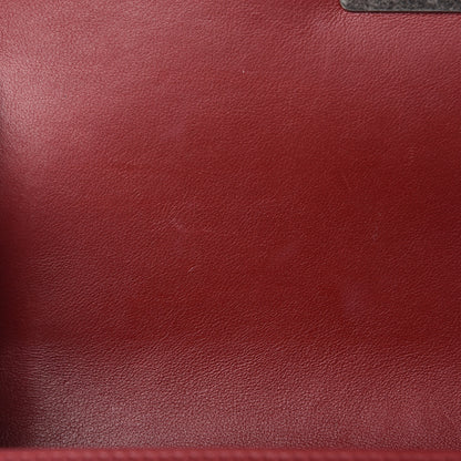 Chanel Calfskin Chevron Quilted Medium Boy Flap Dark Red 9 of 18