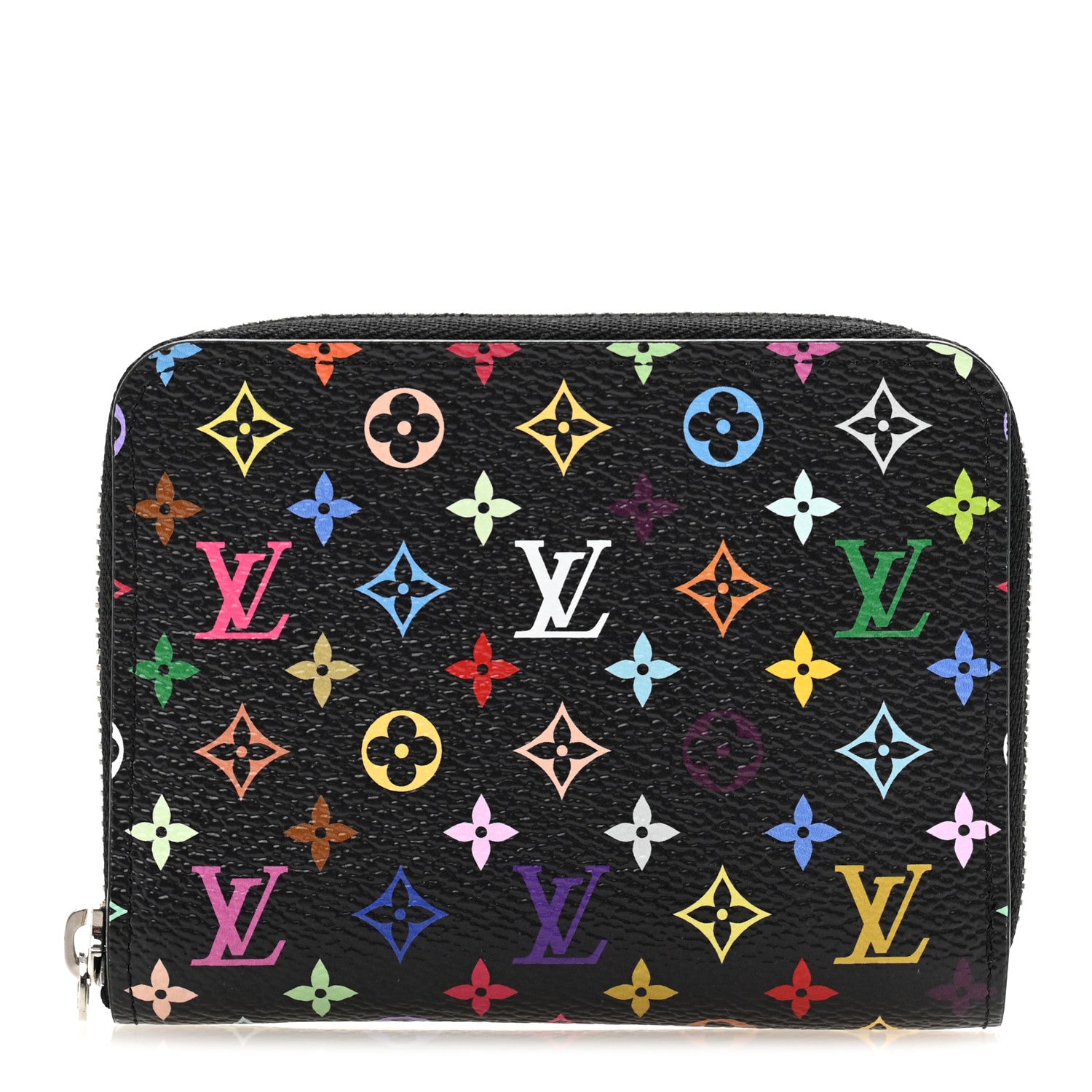 Louis Vuitton LV x TM Monogram Multicolor Zippy Coin Purse Black 1 of 8