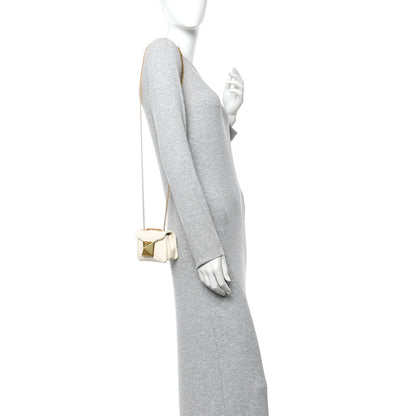 Valentino Garavani Nappa Micro One Stud Chain Bag Ivory 2 of 10