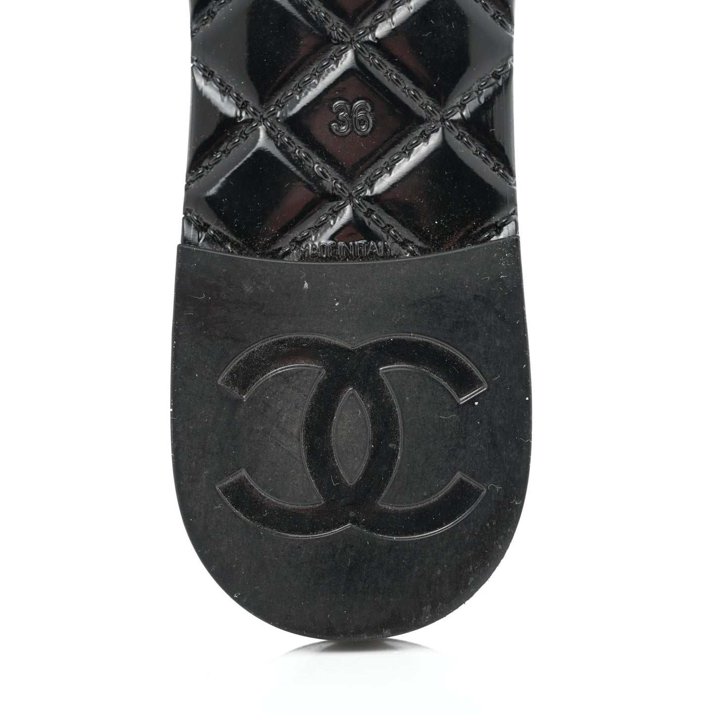 Patent Camellia CC Slides 36 Black