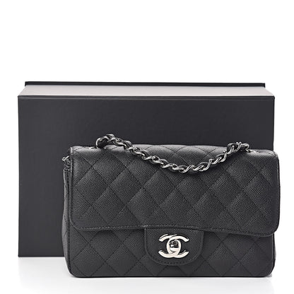 Chanel Caviar Quilted Mini Rectangular Flap Black 11 of 11