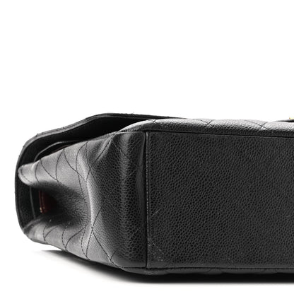 Chanel Caviar Quilted Maxi Double Flap Black 9 of 11