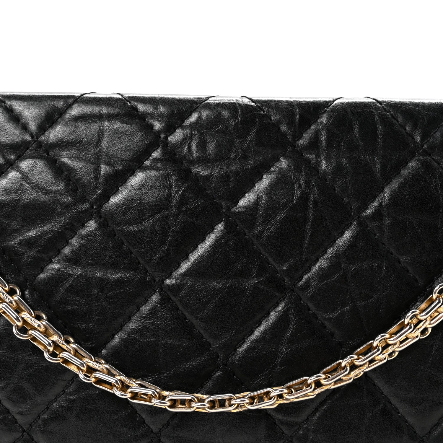 Chanel Aged Calfskin Quilted 2.55 Reissue 227 Flap Black 8 of 10