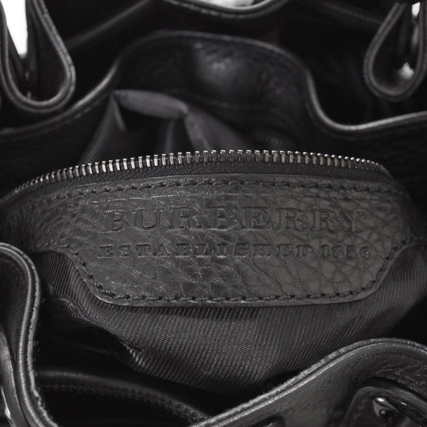 Burberry Prorsum Leather Mason Warrior Studded Hobo Black 7 of 9