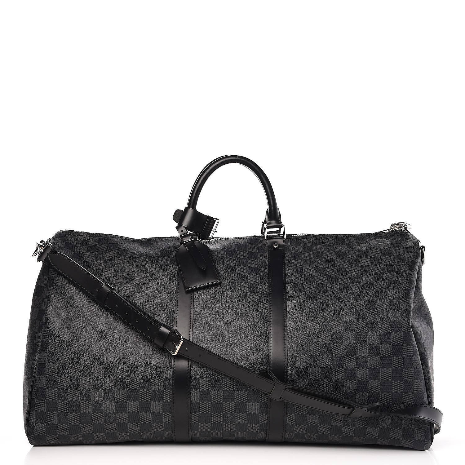 Louis Vuitton Damier Graphite Keepall Bandouliere 55 1 of 9
