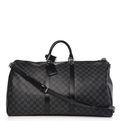 Louis Vuitton Damier Graphite Keepall Bandouliere 55 1 of 9