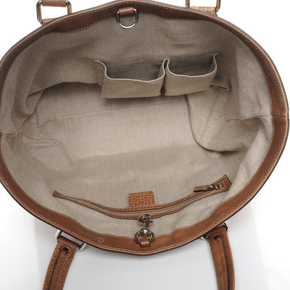 Gucci Straw Libeccio Monogram Large Sunset Tote Multicolor 5 of 8