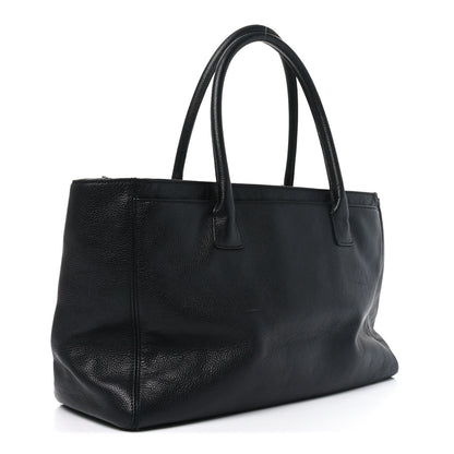 Chanel Calfskin Cerf Shopper Tote Black 3 of 10