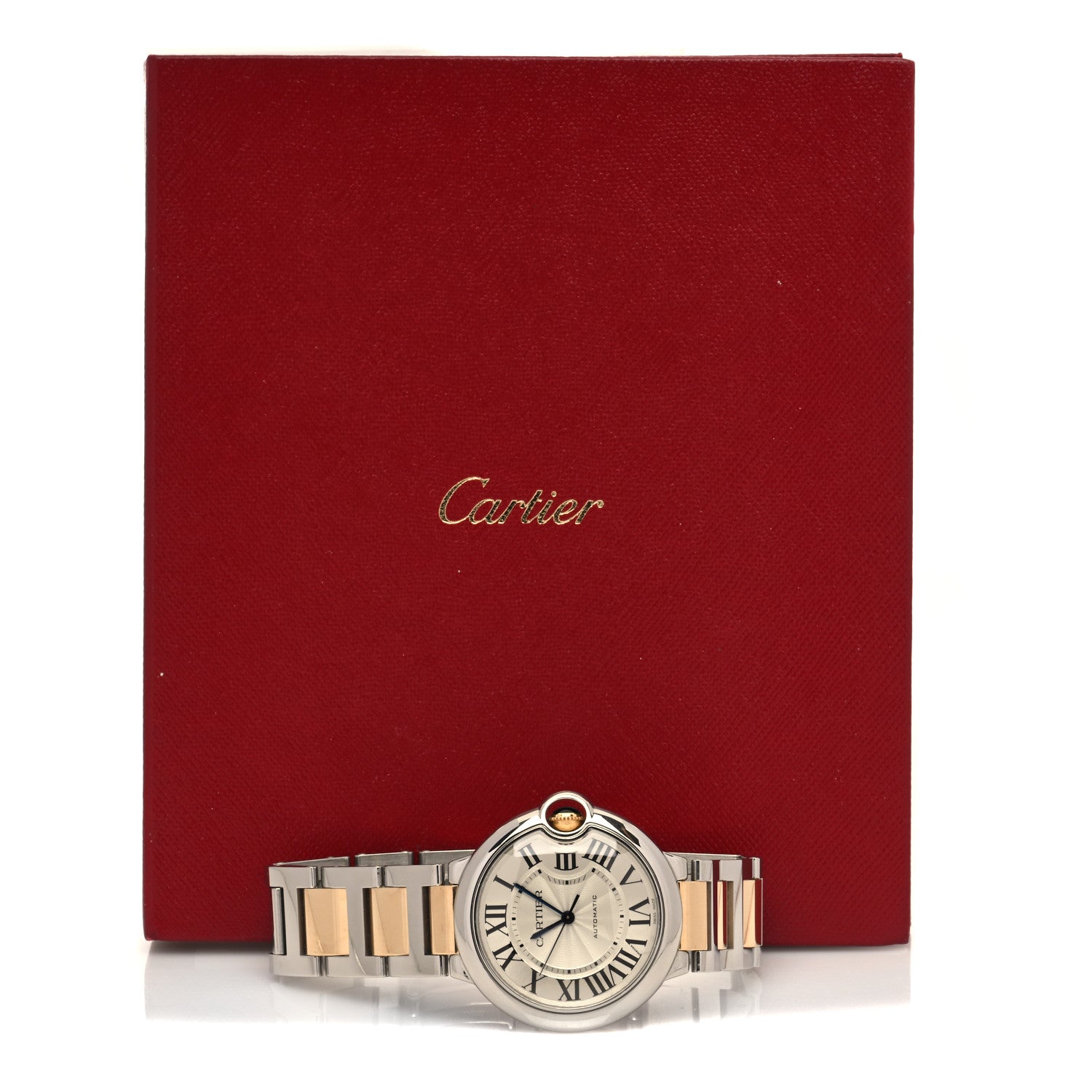 Cartier Stainless Steel 18K Yellow Gold 36mm Ballon Bleu De Cartier Automatic Watch 5 of 5