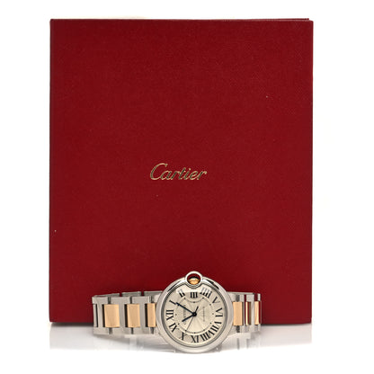 Cartier Stainless Steel 18K Yellow Gold 36mm Ballon Bleu De Cartier Automatic Watch 5 of 5