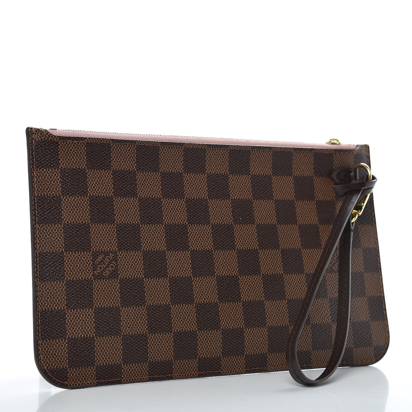 Damier Ebene Neverfull MM GM Pochette Rose Ballerine
