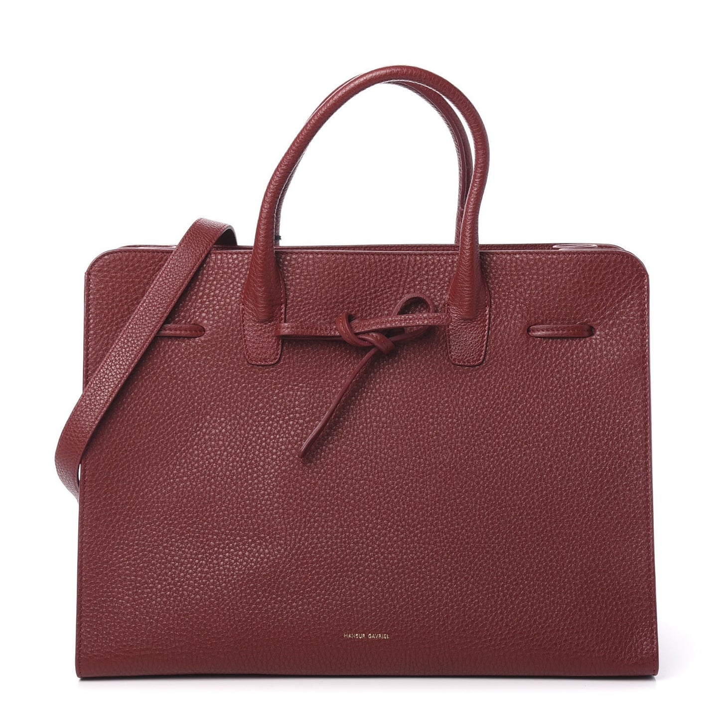 Tumbled Calfskin Large Sun Bag Rococo