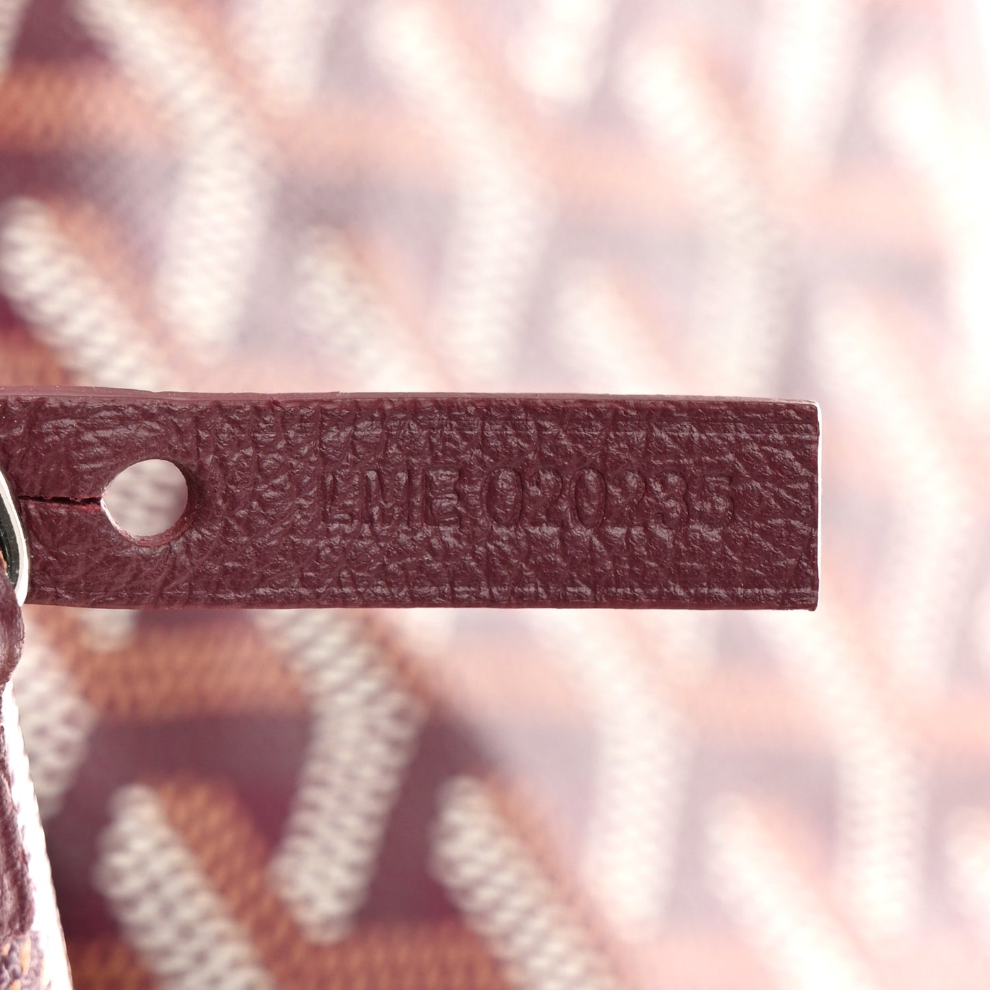 Goyardine Boheme Hobo Burgundy