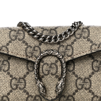Gucci GG Supreme Monogram Dionysus Coin Purse Taupe 9 of 14