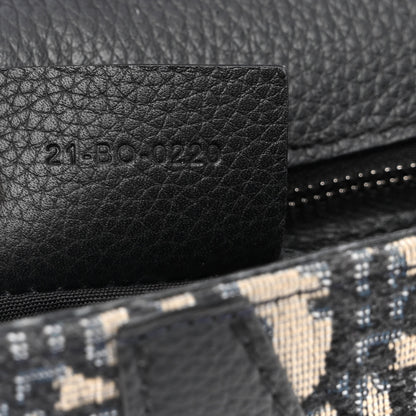 Christian Dior Oblique Saddle Pouch Blue 7 of 11