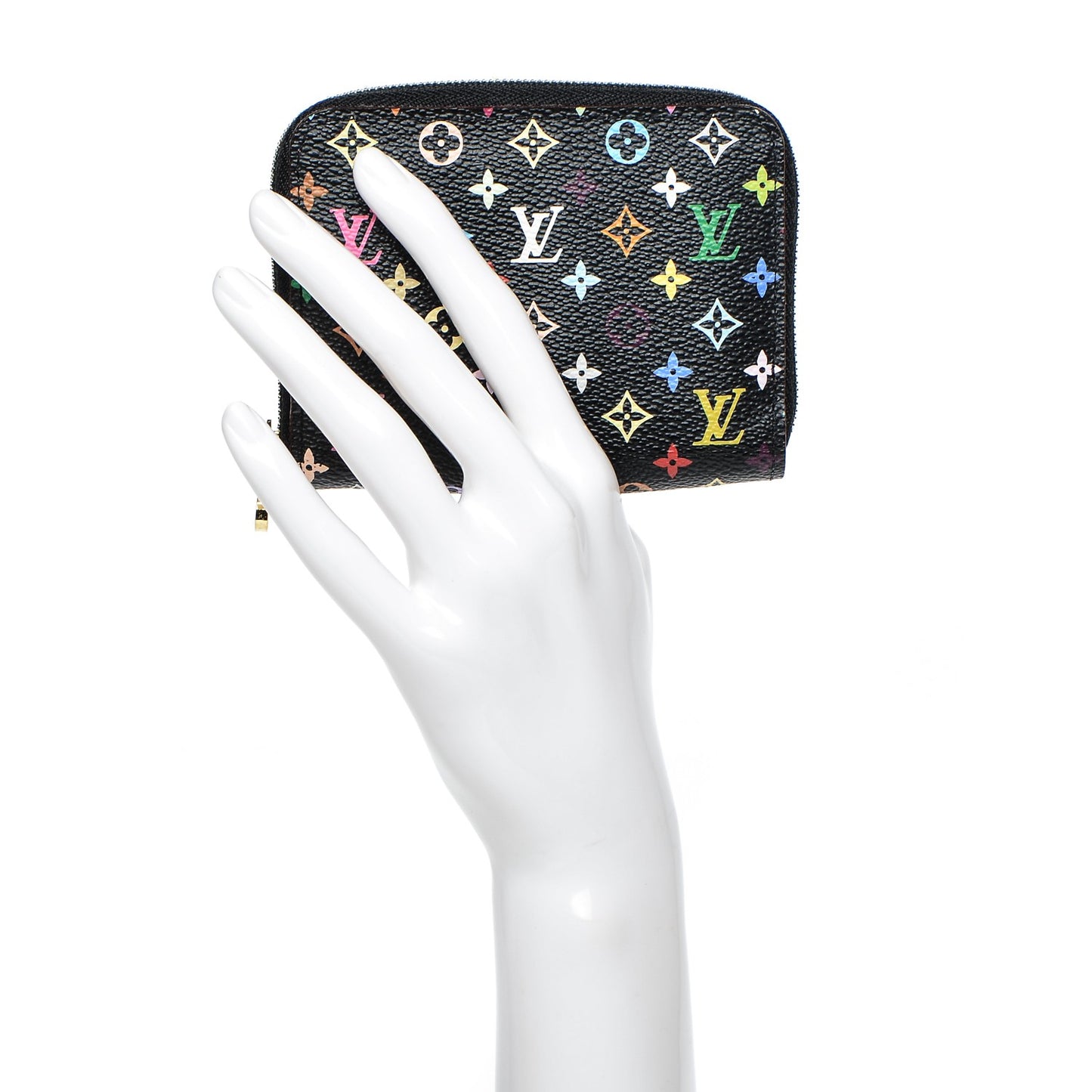 Monogram Multicolor Zippy Coin Purse Black Grenade
