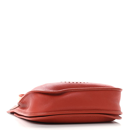 Hermes Taurillon Clemence Amazone Evelyne III PM Sanguine 3 of 9