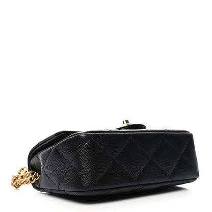 Chanel Caviar Quilted Mini Sweetheart Flap Black 4 of 10