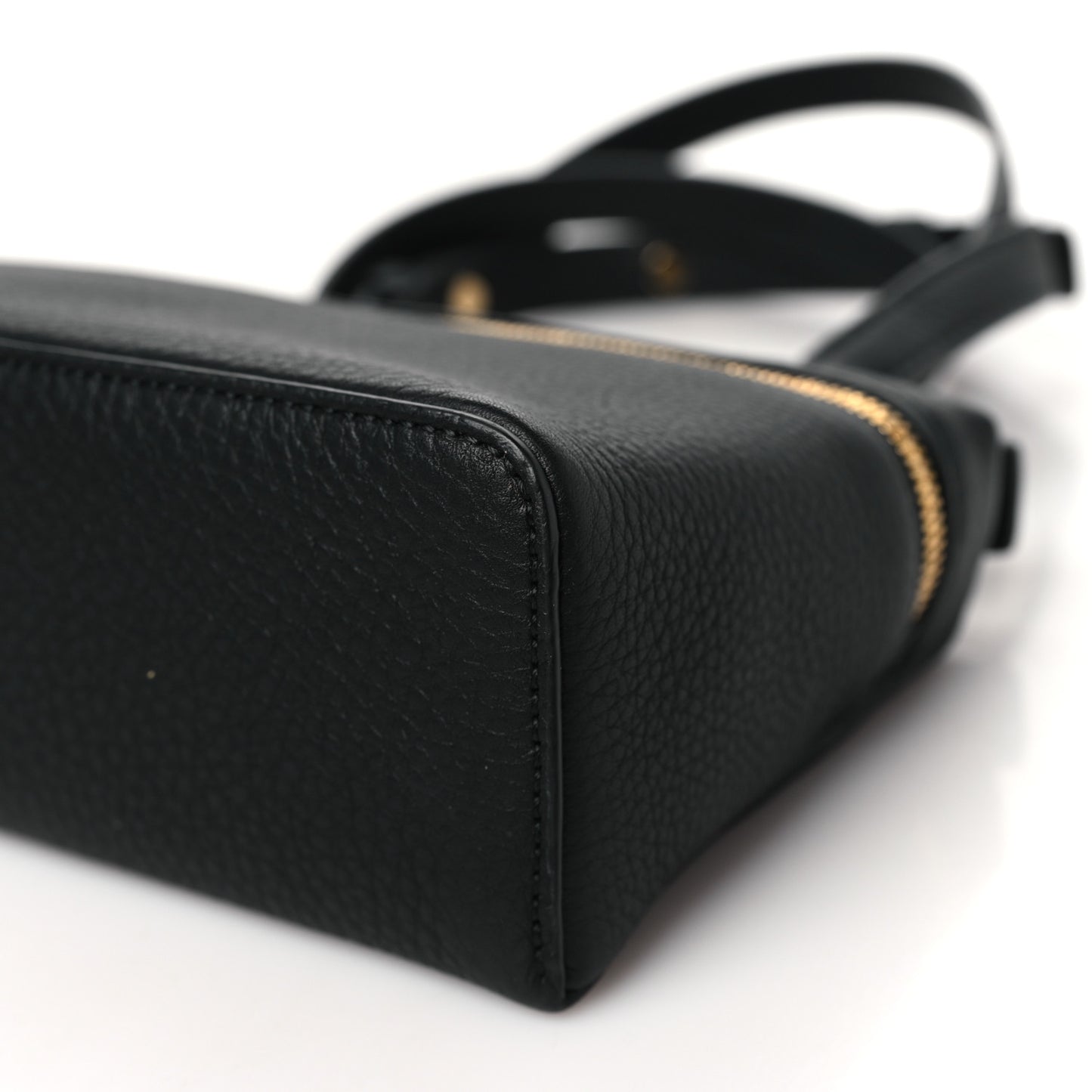 Grained Calfskin L19 Extra Pocket Pouch Black