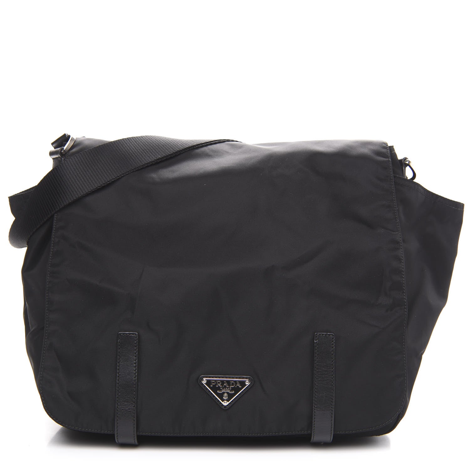 Prada Nylon Vela Sport Messenger Bag Black 1 of 7