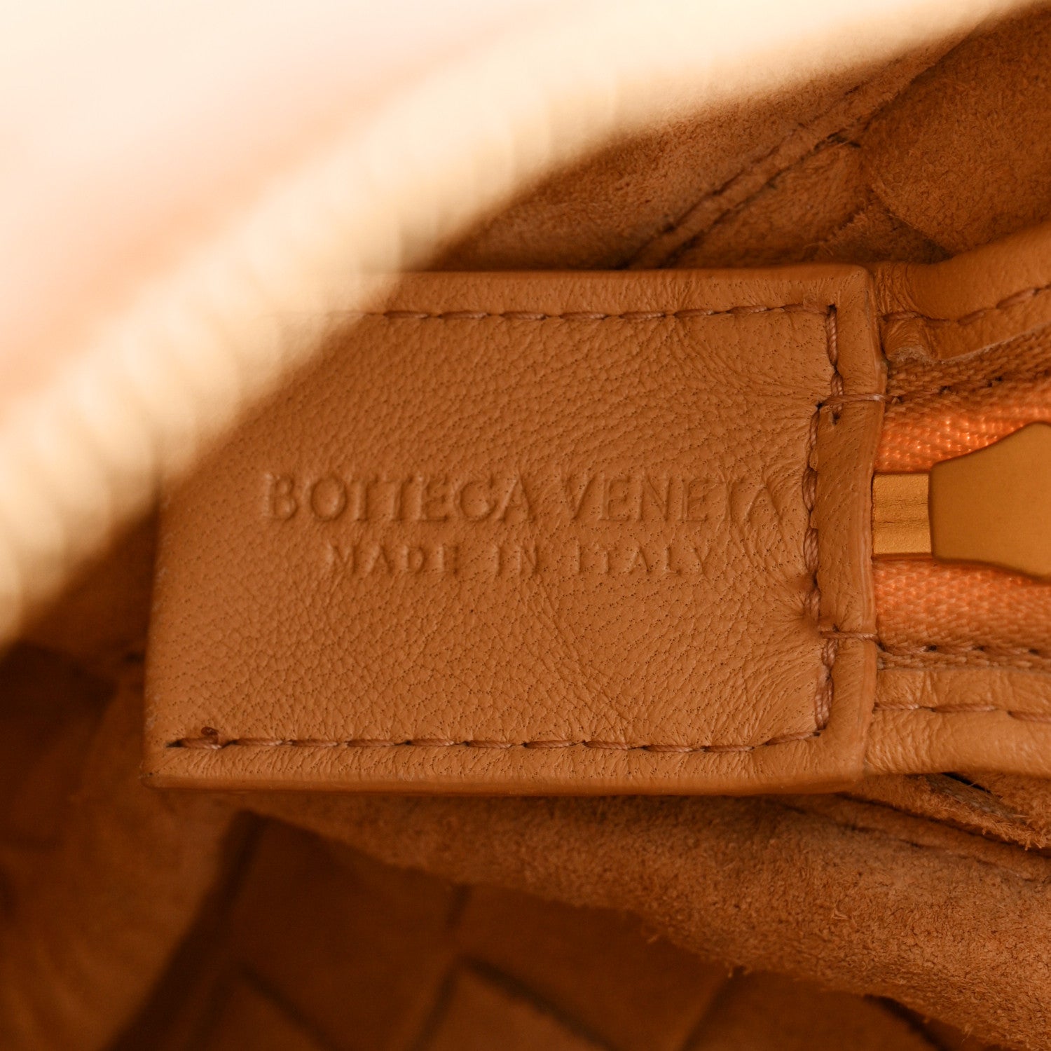 Bottega Veneta Nappa Intrecciato Small Loop Camera Bag Almond 6 of 13