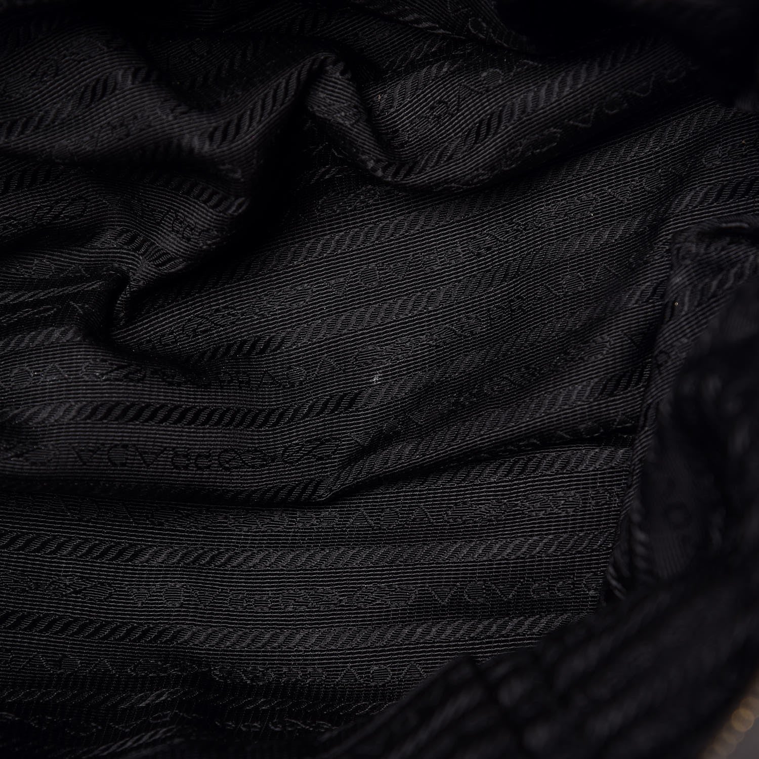 Prada Tessuto Nylon Chevron Quilted Dome Satchel Grey 8 of 13