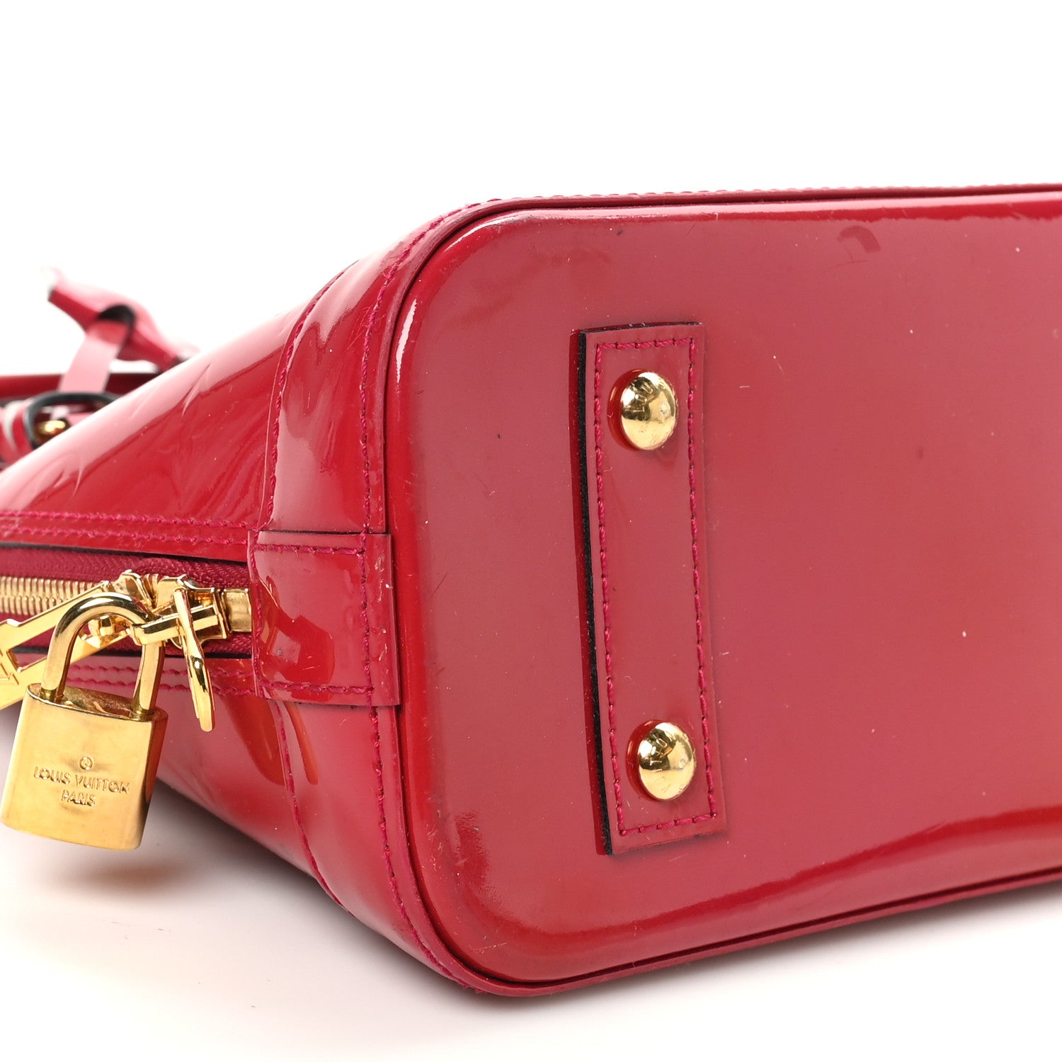 Louis Vuitton Vernis Alma BB Rose Indien 8 of 13