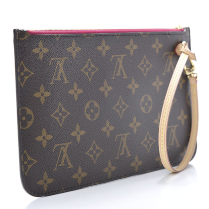 Louis Vuitton Monogram Neverfull MM GM Pochette Pivoine 3 of 9