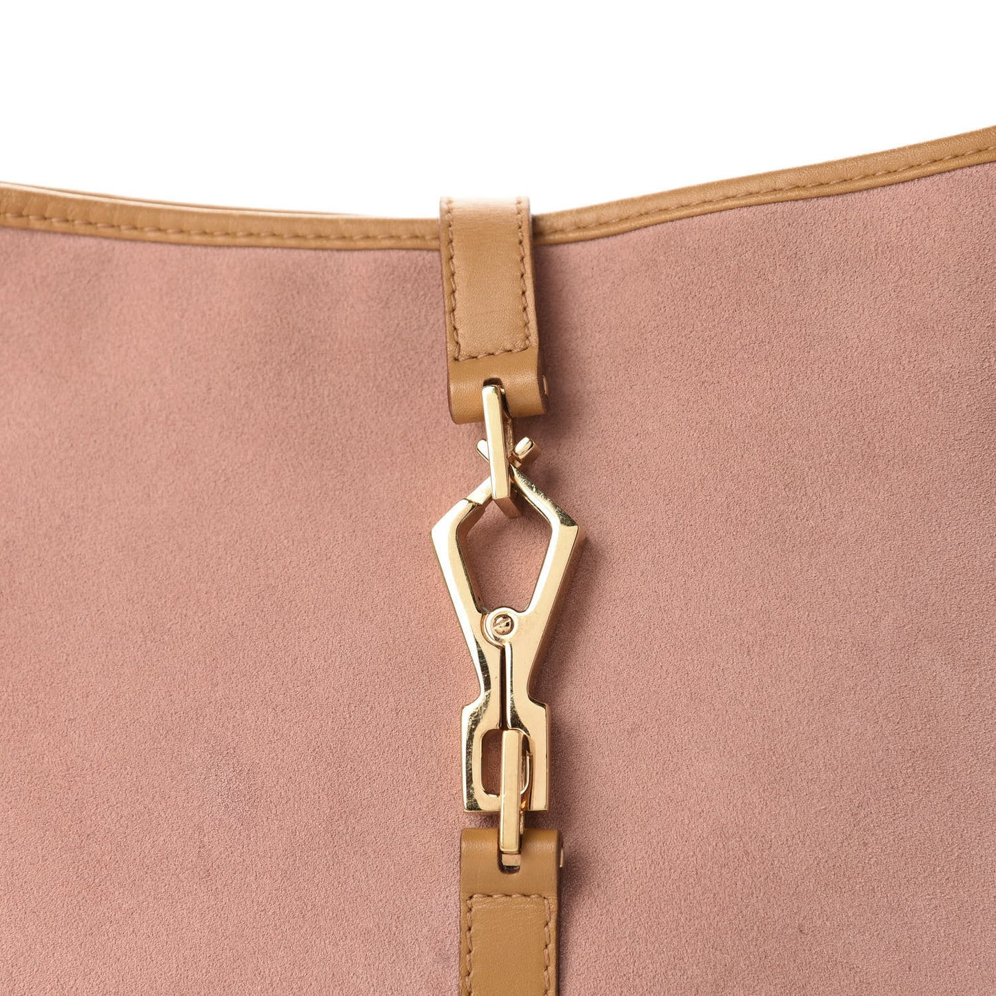 Suede Small Jackie O Hobo Tobacco Dark Cipria