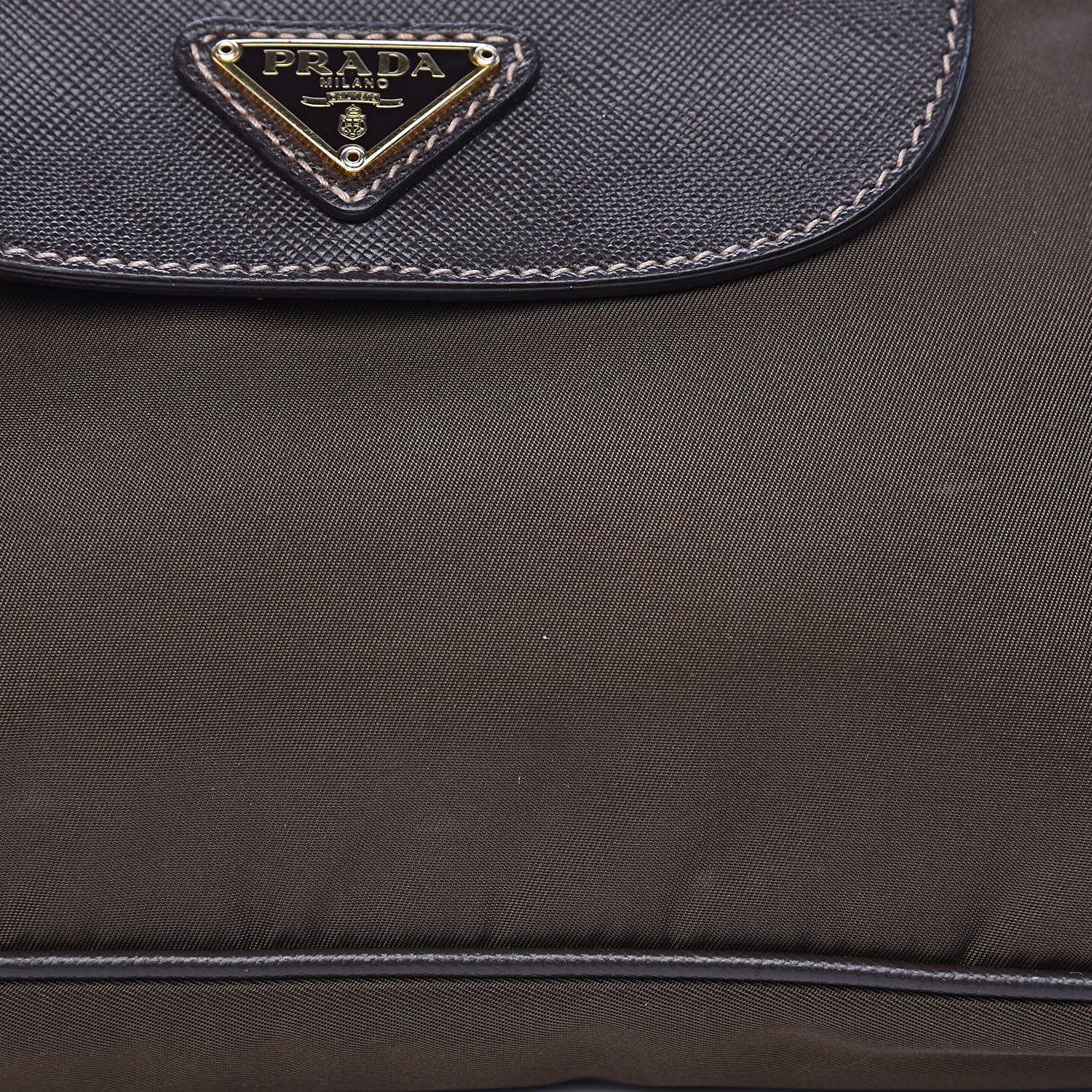 Prada Tessuto Nylon Saffiano Crossbody Bag Corinto 10 of 11