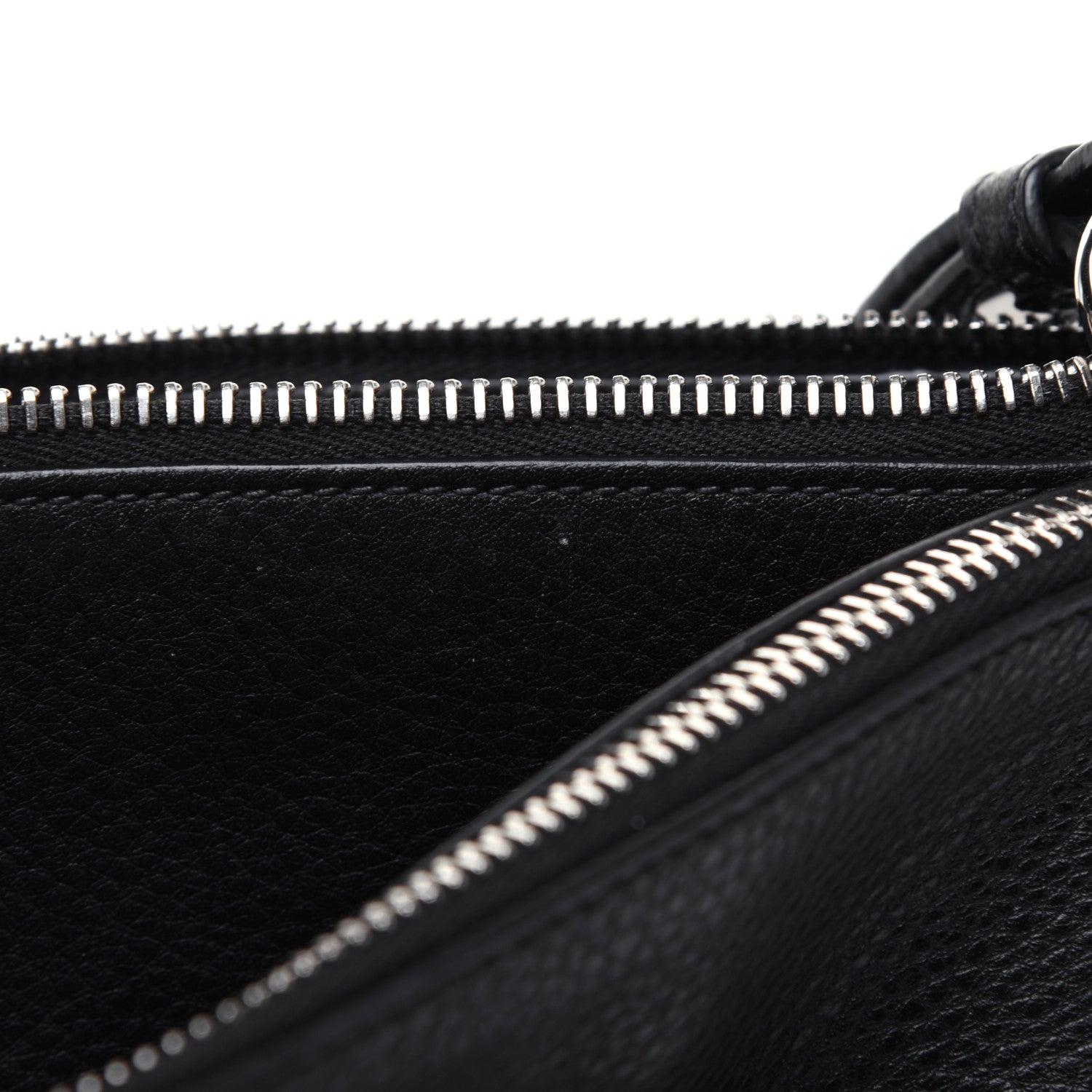 Prada Vitello Phenix Double Zip Crossbody Bag Black 12 of 18