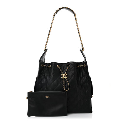 Chanel Caviar Quilted Medium Chanel 25 Handbag Black 2 of 11
