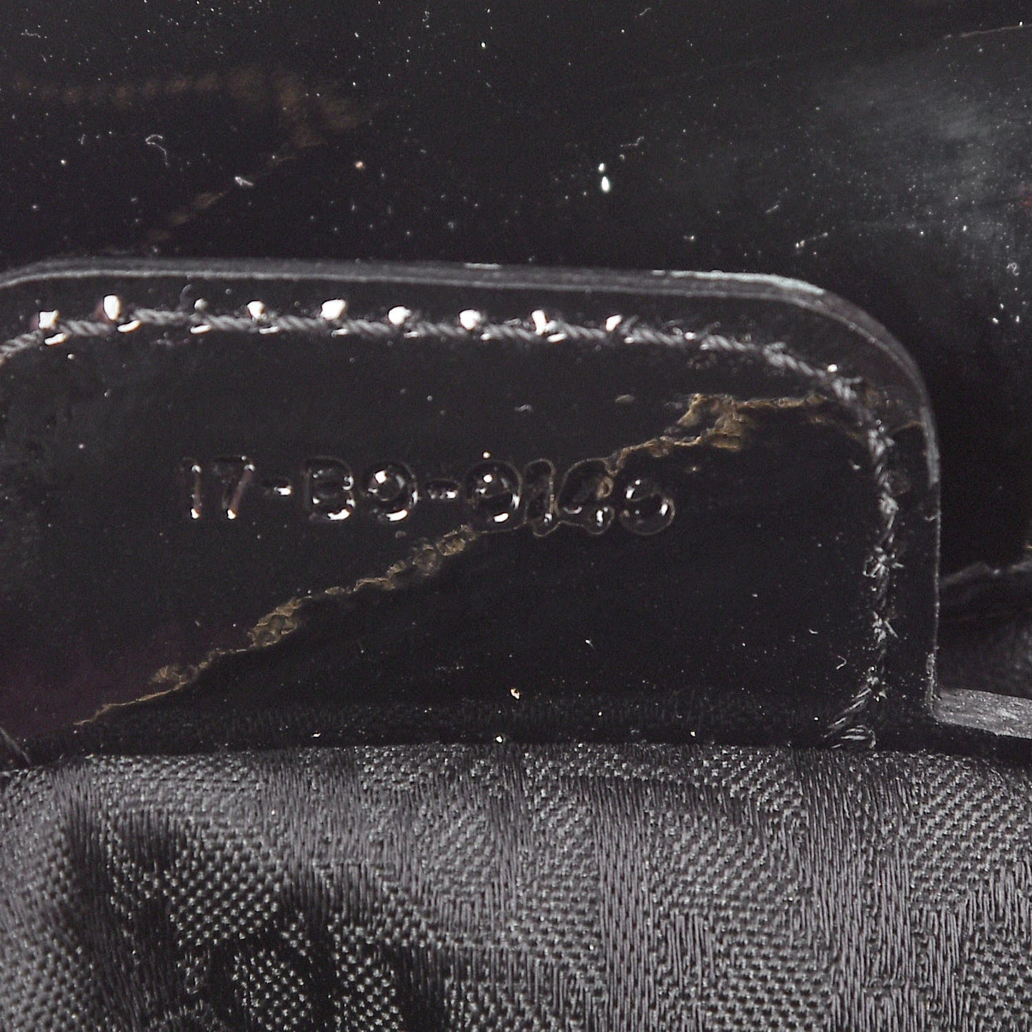 Patent Cannage Large Lady Dior Black