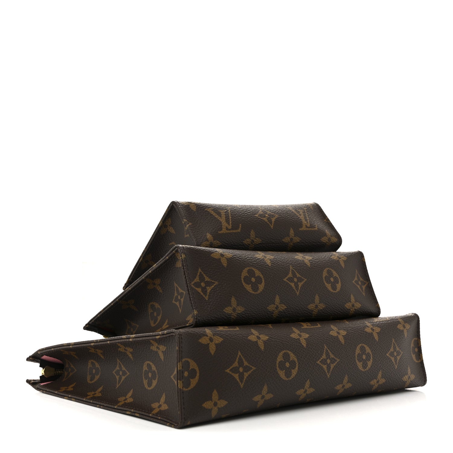 Louis Vuitton Monogram Trio Toilet Pouch Set 5 of 9