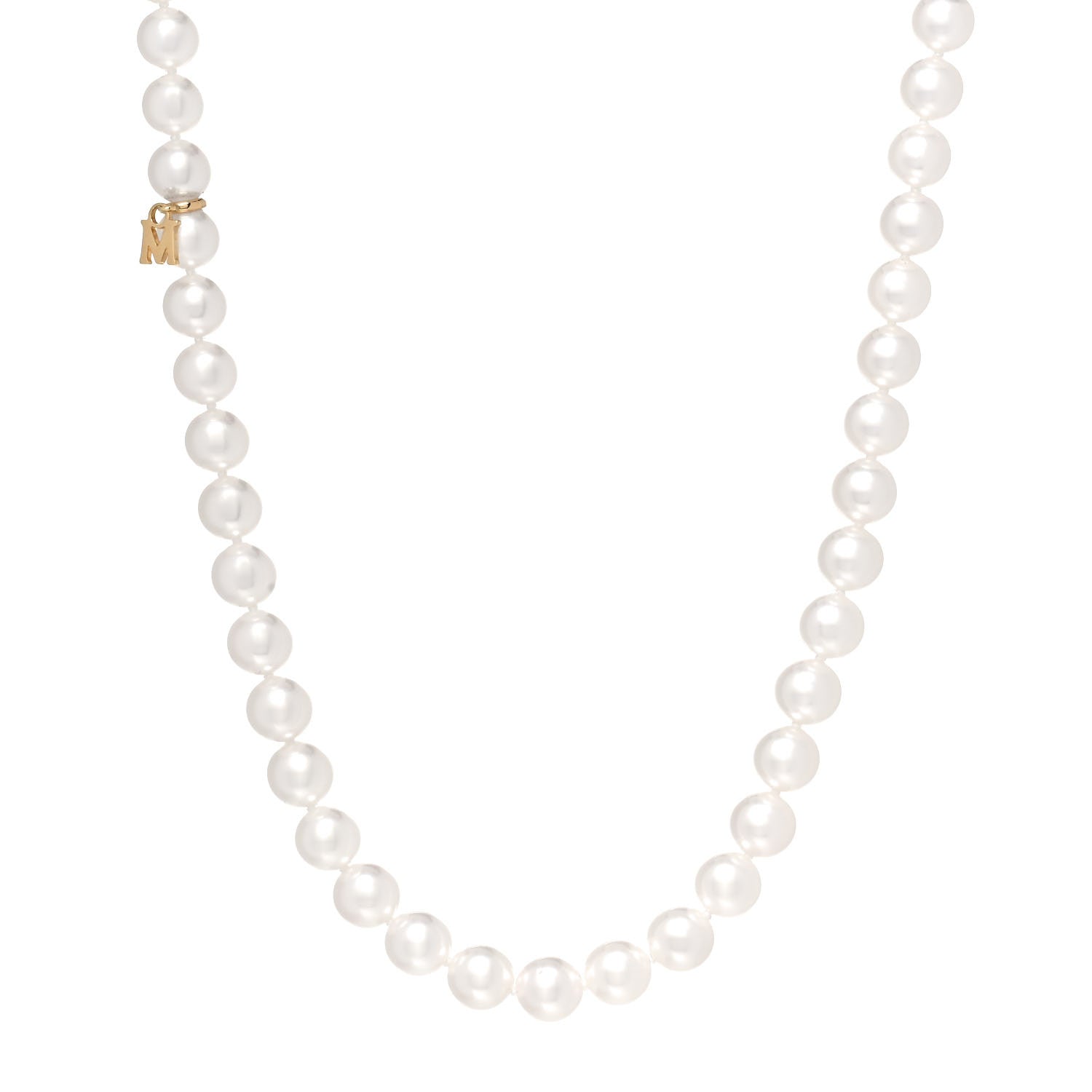 Mikimoto 18K Yellow Gold Akoya Pearl 6-7mm Strand Necklace 16.5" 1 of 4