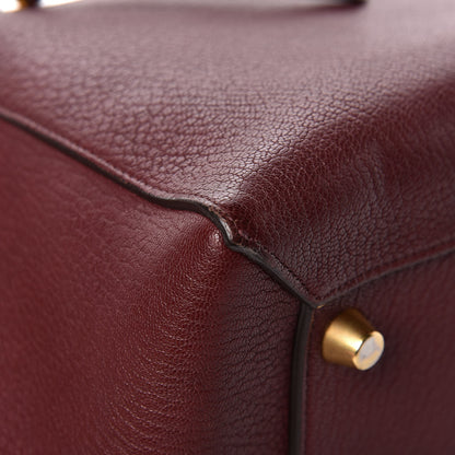 Celine Goatskin Smooth Calfskin Mini Belt Bag Burgundy 13 of 23