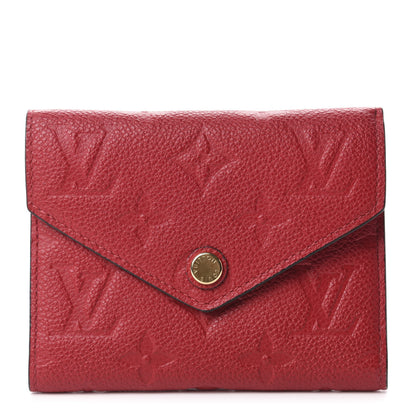 Louis Vuitton Empreinte Victorine Wallet Scarlet 1 of 7