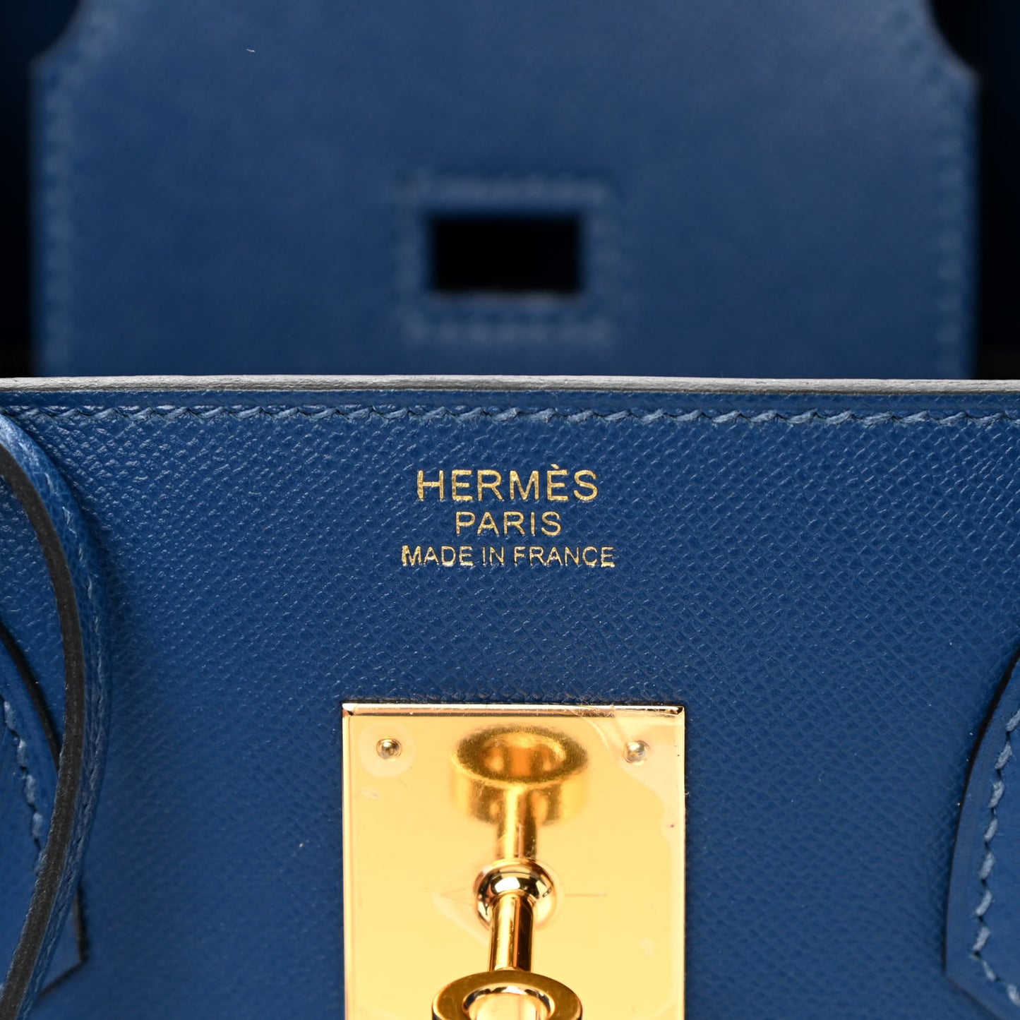 Madame Calfskin Birkin Sellier 30 Deep Blue