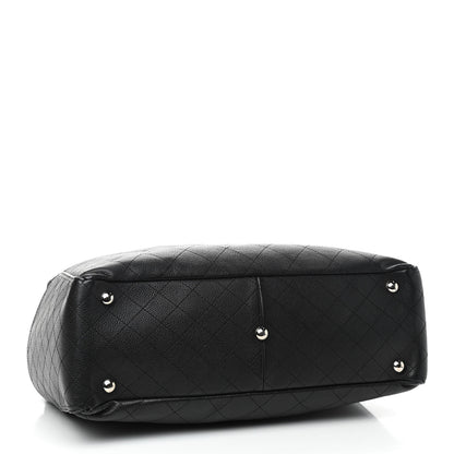 Chanel Grained Calfskin CC Pocket Tote Black 2 of 10