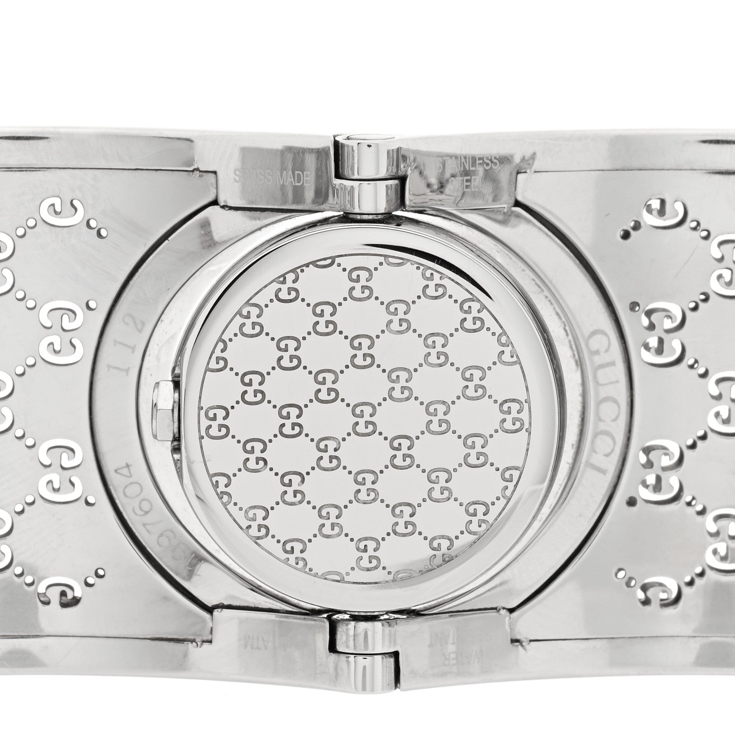 Gucci Stainless Steel 33mm Twirl Quartz Watch Brown 4 of 5
