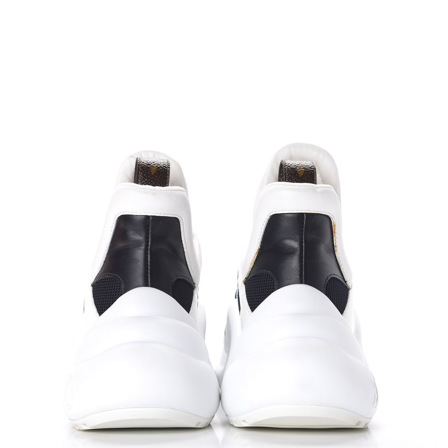 Calfskin Technical Nylon LV Archlight Sneakers 39 Marine
