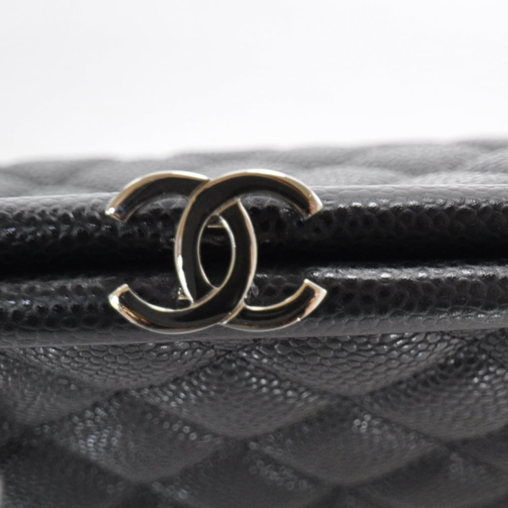 Chanel Caviar Quilted Timeless Clutch Black 8 of 11
