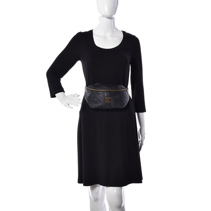 MCM Canvas Belt Bag Black 2 of 13