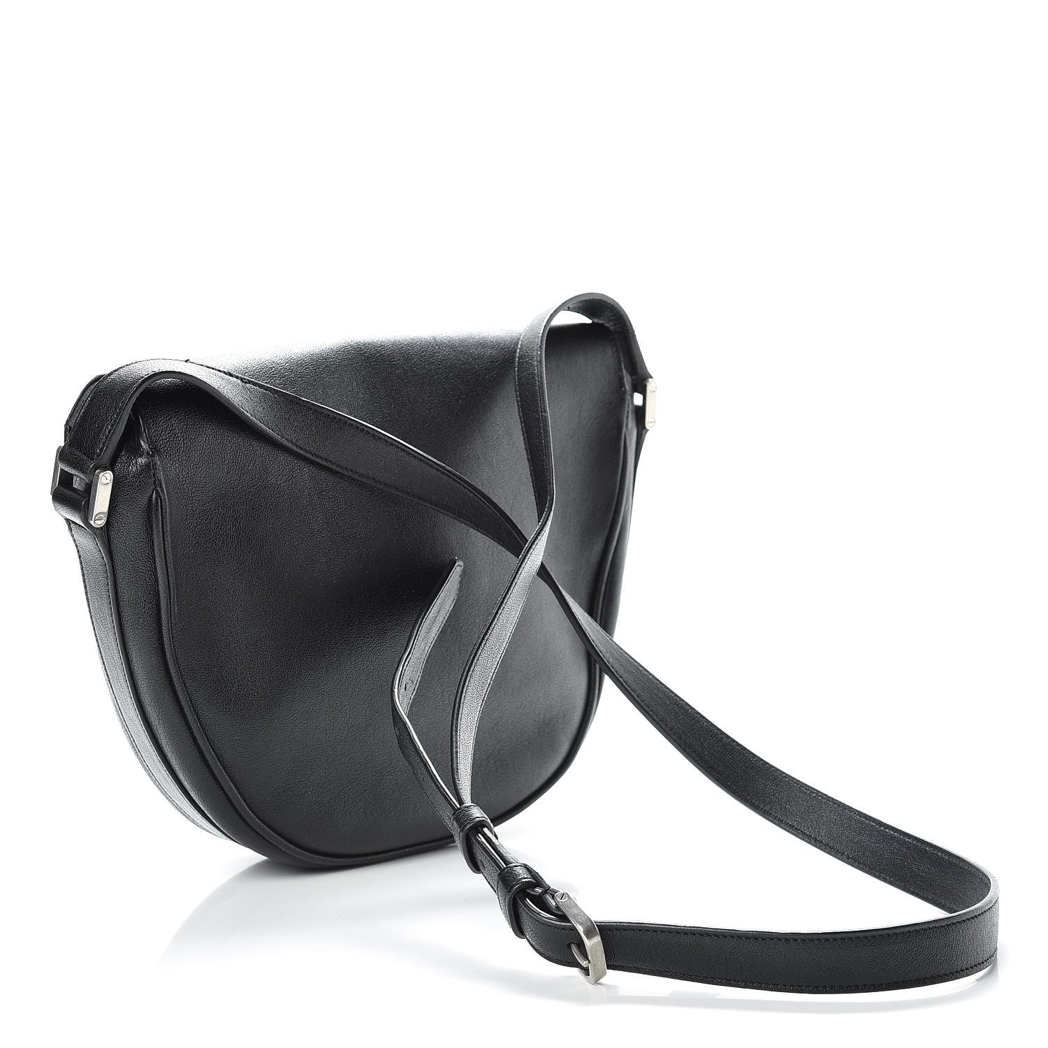 Saint Laurent Calfskin Y Studs Crossbody Bag Black 4 of 15