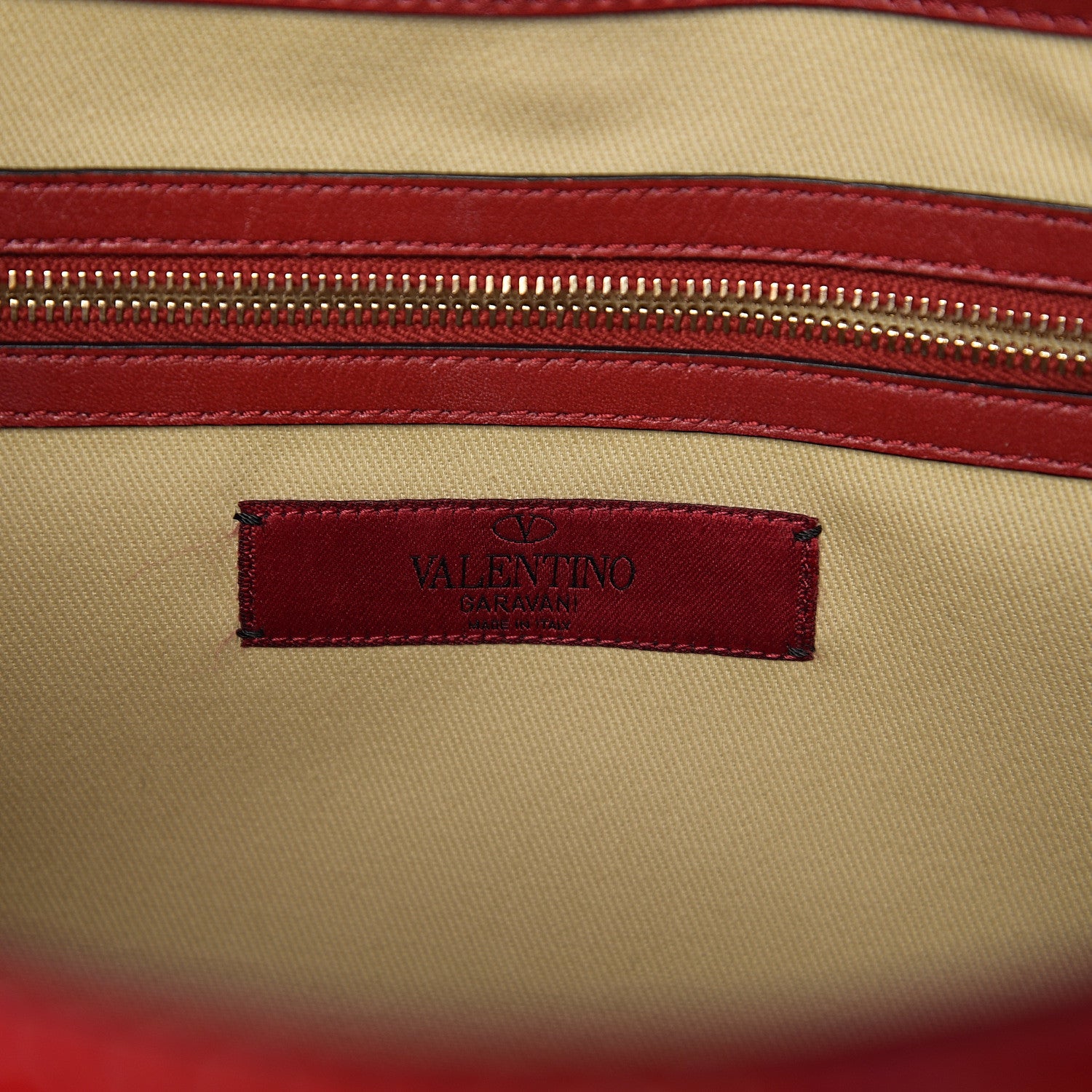Valentino Garavani Patent Large Glam Lock Rockstud Flap Red 5 of 8