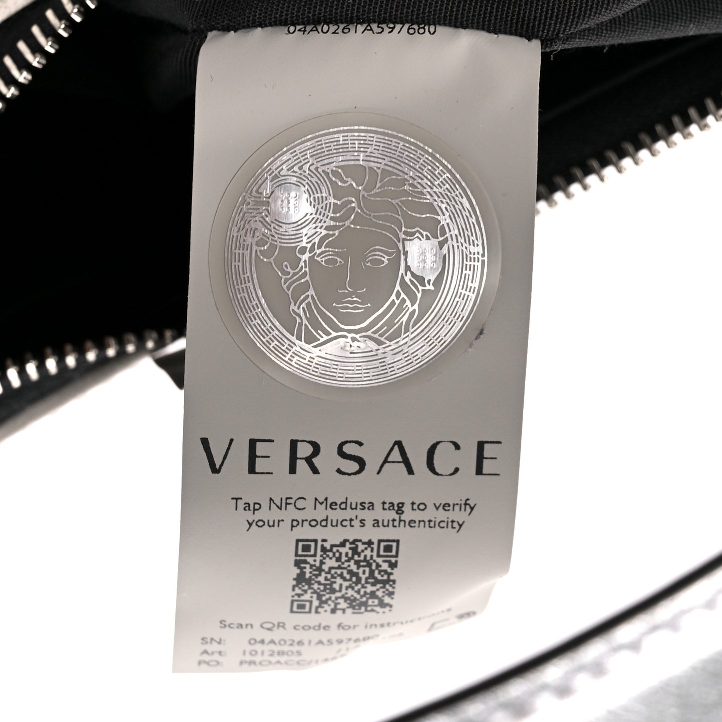 Crystal La Medusa Hobo Silver