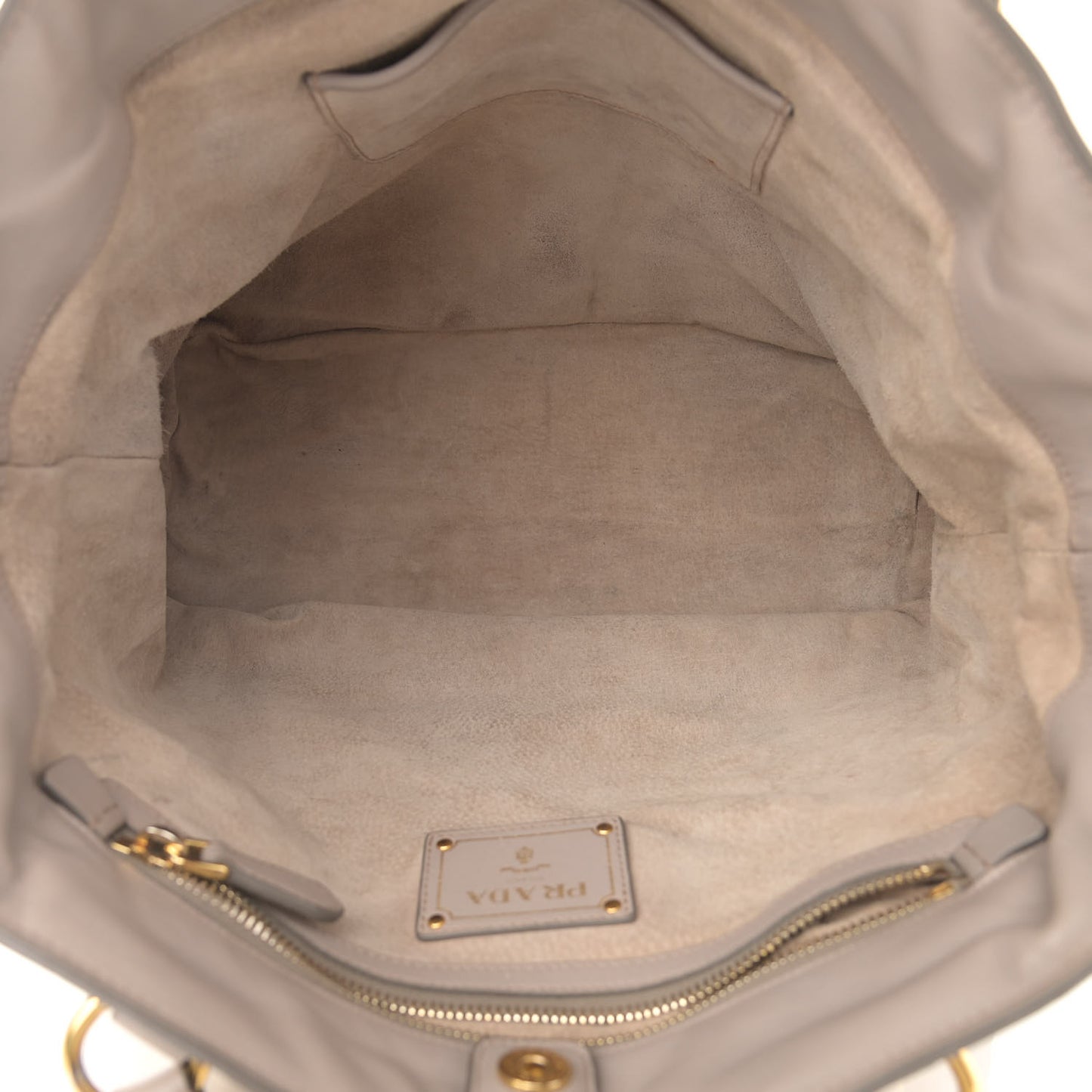 Soft Calf Shopping Tote Argilla