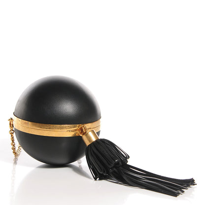 Alexander McQueen Nappa Sphere Skull Clutch Black 6 of 8