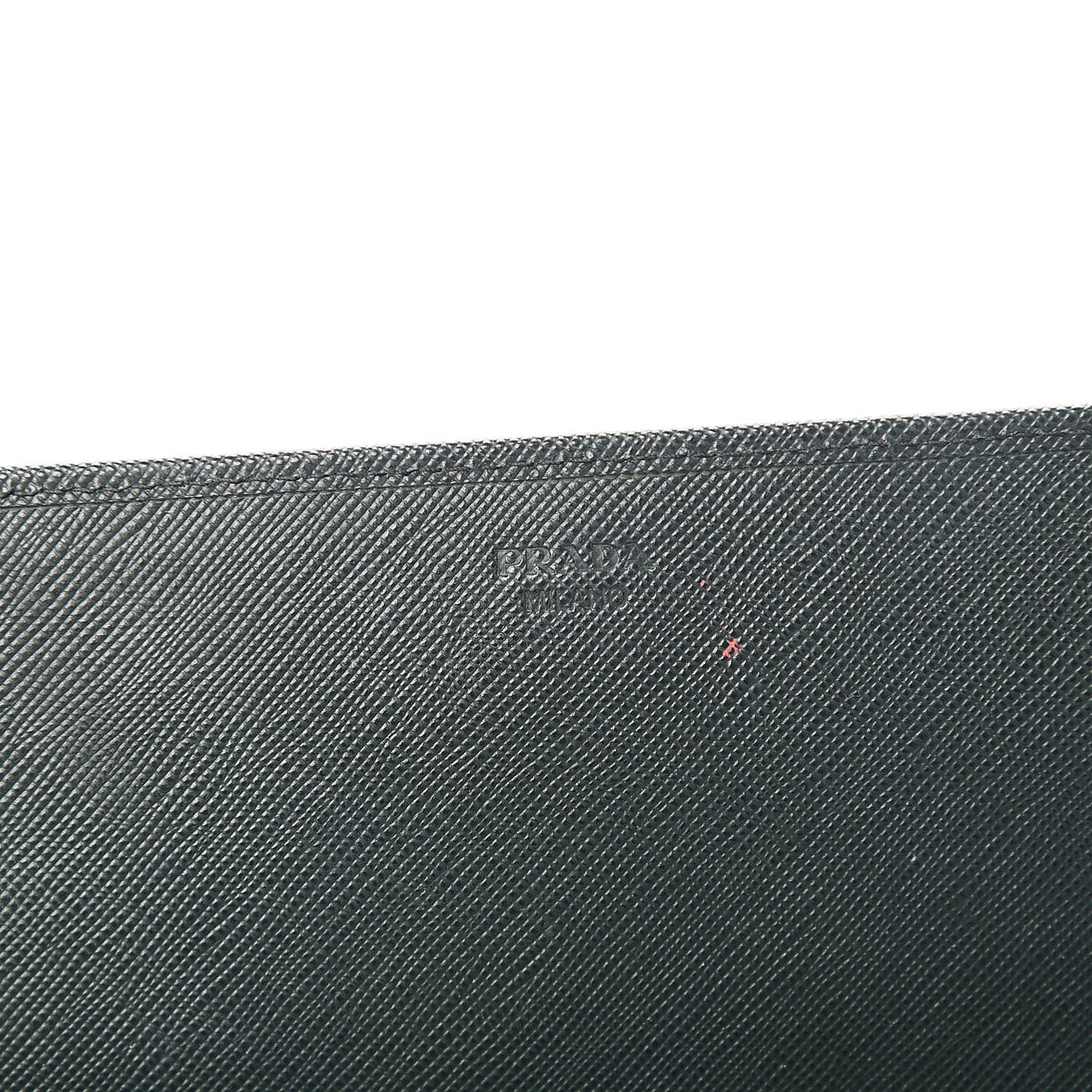 Saffiano Metal Oro Chain Wallet Smeraldo