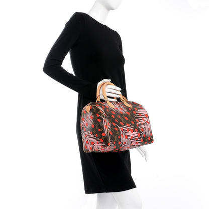 Louis Vuitton Monogram Jungle Dots Speedy 30 Sugar Pink Poppy 2 of 7